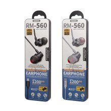 Remax Join Us   Original New RM-560 metallic 10mm speaker Type-C earphones with mic&volume control